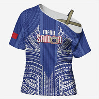 Custom Manu Samoa Rugby 2026 Cross Shoulder Shirt Samoan Pattern