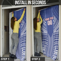 Custom Manu Samoa Rugby 2026 Door Cover Samoan Pattern
