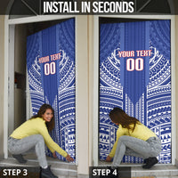 Custom Manu Samoa Rugby 2026 Door Cover Samoan Pattern