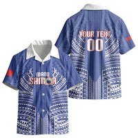 Custom Manu Samoa Rugby 2026 Kid Hawaiian Shirt Samoan Pattern LT14 - Polynesian Pride