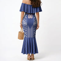 Custom Manu Samoa Rugby 2026 Mermaid Dress Samoan Pattern LT14 - Polynesian Pride