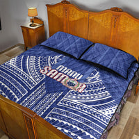 Manu Samoa Rugby 2026 Quilt Bed Set Samoan Pattern
