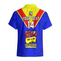 Custom Papua New Guinea Rugby Hawaiian Shirt Hela Wigmen PNG Polynesian Pattern LT14 - Polynesian Pride