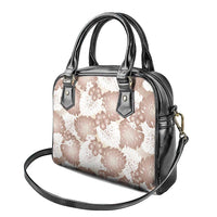 Mocha Mousse Aloha Hawaii Shoulder Handbag Monstera Hibiscus Plumeria Seamless Vibes - Polynesian Pride