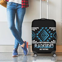 Aotearoa Atua Ranginui Luggage Cover Maori Sky Father Taniko Motifs LT14 - Polynesian Pride