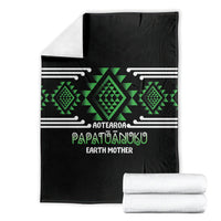 Aotearoa Atua Papatuanuku Blanket Maori Earth Mother Taniko Motifs LT14 - Polynesian Pride