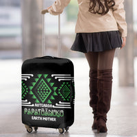 Aotearoa Atua Papatuanuku Luggage Cover Maori Earth Mother Taniko Motifs LT14 - Polynesian Pride