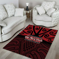 Keep Maori Wards New Zealand Area Rug Stronger Together Aotearoa Taniko LT14 - Polynesian Pride