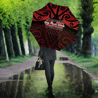 Keep Maori Wards New Zealand Umbrella Stronger Together Aotearoa Taniko LT14 - Polynesian Pride