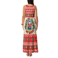 Mele Kalikimaka Hawaii Family Matching Tank Maxi Dress and Hawaiian Shirt Funny Beer-Loving Santa Hawaiian Tropical LT14 - Polynesian Pride