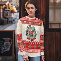 Mele Kalikimaka Hawaii Ugly Christmas Sweater Funny Beer-Loving Santa Hawaiian Tropical LT14 - Polynesian Pride