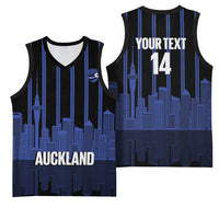 New Zealand Auckland Football Custom Basketball Jersey Go City of Sails Est 2025 LT14 - Polynesian Pride