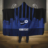 New Zealand Auckland Football Custom Hooded Blanket Go City of Sails Est 2025 LT14 - Polynesian Pride