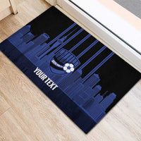 New Zealand Auckland Football Custom Rubber Doormat Go City of Sails Est 2025 LT14 - Polynesian Pride