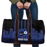 New Zealand Auckland Football Custom Travel Bag Go City of Sails Est 2025 LT14 Black - Polynesian Pride