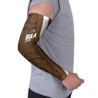Bula Fiji Football Custom Arm Sleeves One Vanua One Team Tapa Pattern