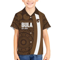 Bula Fiji Football Custom Hawaiian Shirt One Vanua One Team Tapa Pattern