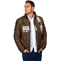 Bula Fiji Football Custom Padded Jacket One Vanua One Team Tapa Pattern