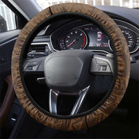 Bula Fiji Football Steering Wheel Cover One Vanua One Team Tapa Pattern