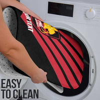 Hekari Papua New Guinea Football Custom Bathroom Set Go PNG Red Army