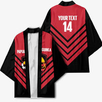 Hekari Papua New Guinea Football Custom Kimono Go PNG Red Army