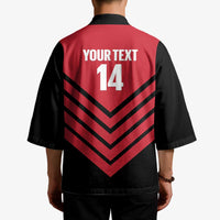 Hekari Papua New Guinea Football Custom Kimono Go PNG Red Army