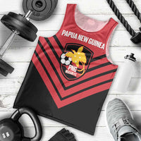 Hekari Papua New Guinea Football Custom Men Tank Top Go PNG Red Army