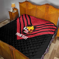 Hekari Papua New Guinea Football Custom Quilt Go PNG Red Army
