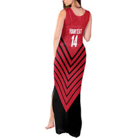 Hekari Papua New Guinea Football Custom Tank Maxi Dress Go PNG Red Army LT14 - Polynesian Pride