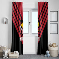 Hekari Papua New Guinea Football Custom Window Curtain Go PNG Red Army