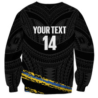 Kings Solomon Islands Football Custom Sweatshirt Come On Solomons Polynesian Grunge Style