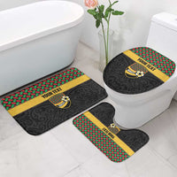 Vanuatu Football Custom Bathroom Set Go Chiefs Basket-weave Pattern