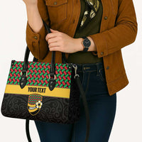 Vanuatu Football Custom Leather Bag Go Chiefs Basket-weave Pattern