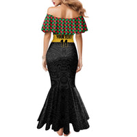 Vanuatu Football Custom Mermaid Dress Go Chiefs Basket-weave Pattern