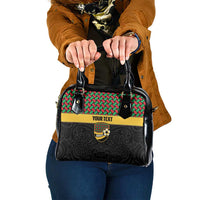 Vanuatu Football Custom Shoulder Handbag Go Chiefs Basket-weave Pattern