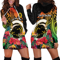Vanuatu Boar Tusk Yumi Yumi Yumi Hoodie Dress Independens Dei Long God Yumi Stanap LT14 - Polynesian Pride