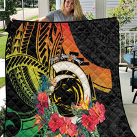 Vanuatu Boar Tusk Yumi Yumi Yumi Quilt Independens Dei Long God Yumi Stanap