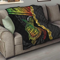 Vanuatu Sand Drawing Turtle Quilt Happy Independence Day