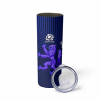 New Zealand and Scotland Rugby Skinny Tumbler All Black Maori With Thistle Together LT14 - Polynesian Pride
