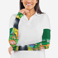St Patrick's Day Hawaii Arm Sleeves Hauoli Maoli Funny Shaka Leprechaun