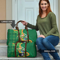 St Patrick's Day Hawaii Travel Bag Hauoli Maoli Funny Shaka Leprechaun