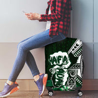 Hafa Adai Guam Discovery Day Luggage Cover Chamorro Latte Stone Hand Green Version