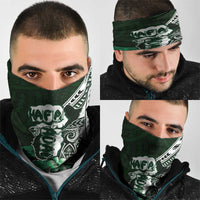 Hafa Adai Guam Discovery Day Neck Gaiter Chamorro Latte Stone Hand Green Version