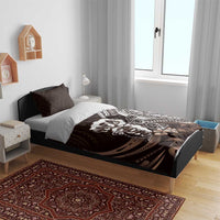 Hafa Adai Guam Discovery Day Bedding Set Chamorro Latte Stone Hand Brown Version