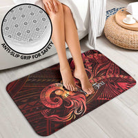 Personalised Polynesia Zodiac Aries Bathroom Set Galaxy Polynesian Pattern Chest Tattoo Style