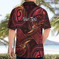 Personalised Polynesia Zodiac Aries Hawaiian Shirt Galaxy Polynesian Pattern Chest Tattoo Style
