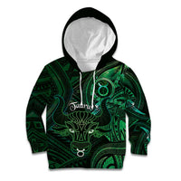 Personalised Polynesia Zodiac Taurus Kid Hoodie Galaxy Polynesian Pattern Chest Tattoo Style