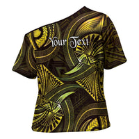 Personalised Polynesia Zodiac Gemini Cross Shoulder Shirt Galaxy Polynesian Pattern Chest Tattoo Style