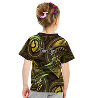 Personalised Polynesia Zodiac Gemini Kid T Shirt Galaxy Polynesian Pattern Chest Tattoo Style