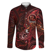 Personalised Polynesia Zodiac Scorpio Family Matching Puletasi and Hawaiian Shirt Galaxy Polynesian Pattern Chest Tattoo Style
